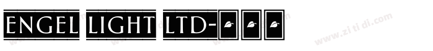 engel light ltd字体转换 engel light ltd字体转换